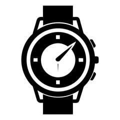 vector illustration of wristwatch