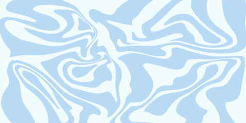 Abstract background seamless pattern with colorful waves. Trendy vector illustration in retro psychedelic style