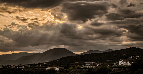 The Mainarde mountain range extends along the border between Molise and Lazio, with prevalence in...