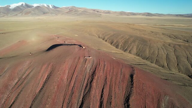 flight in Gorny Altai in autumn, Russia September