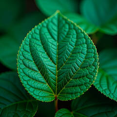 green leaf background