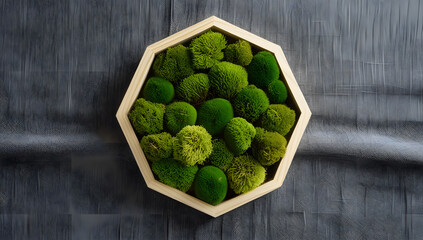 Fresh brussels sprouts in a wooden bowl