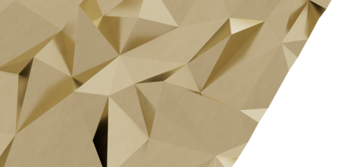 High-resolution image of abstract gold geometric shapes. Perfect for modern designs, presentations, and branding. Download now!