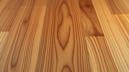 Polished wooden surface highlighting natural grain texture in warm studio lighting.