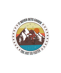 Mountain Bike T-shirt Design