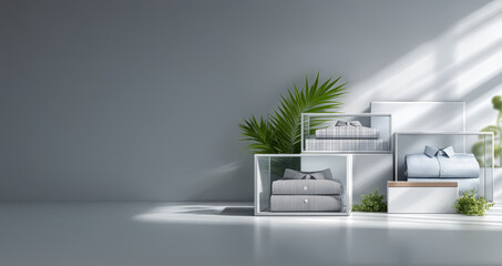 clean and modern clothing web banner 