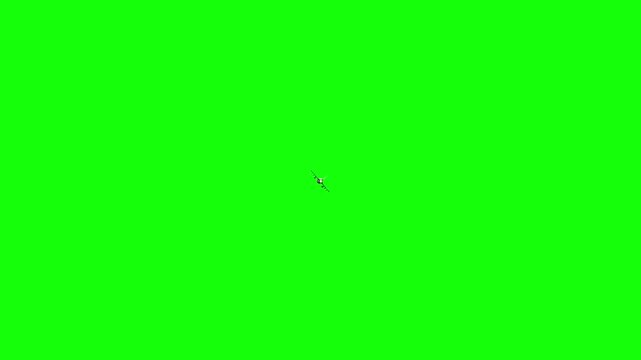 3d render of jet fighters in flight on green screen