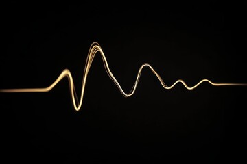 Minimalist EKG Heart Monitor Waveform Abstract Background for Health and Medical Concepts