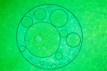 Close-up macro green drink bubbles,Water wave, close up of vibrant green liquid with bubbles, capturing dynamic movement and freshness. Perfect for backgrounds, beverages, or abstract concepts.