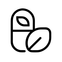 Bio Capsule Icon Set – Biology, Health, Medical, Laboratory, Research, Science, Biotechnology