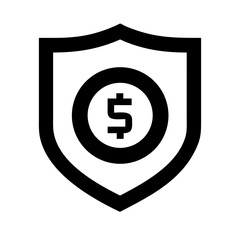 Ledger Shield Icon Set – Finance, Security, Banking, Protection, Digital, Cryptocurrency, Accounting