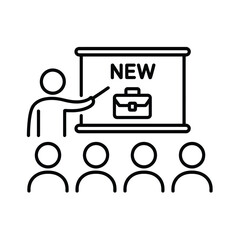Business training presentation on new opportunities and growth
