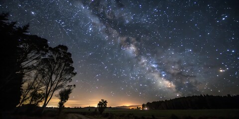 starry night time lapse