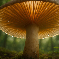 mushrooms in the forest