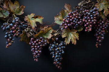 vine, an ripe
