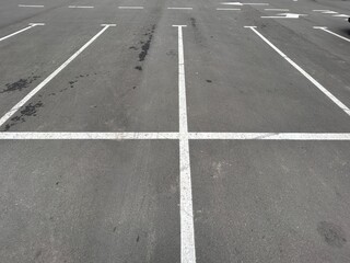 empty parking lot