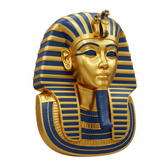 ancient egyptian queen of egypt isolated on white