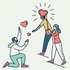 Collection of simple line icons