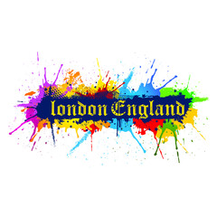 vector illustration of an abstract background with splashes