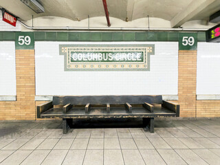 Subway station in New York