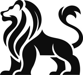 Bold lion logo vector, ideal for wildlife logos, sports team identity, and luxury product branding.