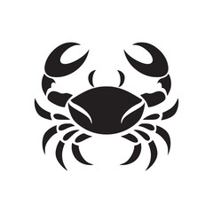 Fototapeta premium black and white crab