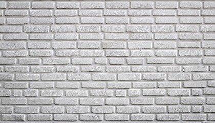 Obraz premium white brick wall texture seamless pattern background