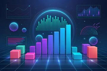 3d Business Infographic Chart