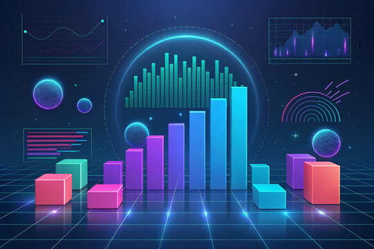 3d Business Infographic Chart