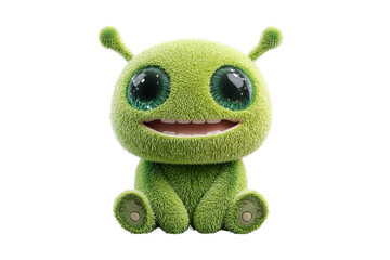 green alien monster