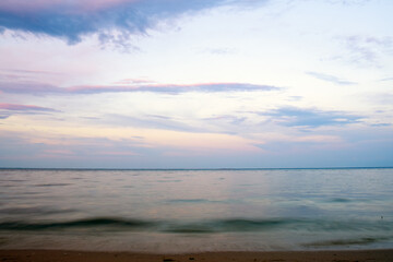 Kyiv sea water reservoir in Ukraine