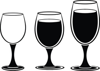 wine glass,Glass,outline drink glass champagne icon,alcohol glass