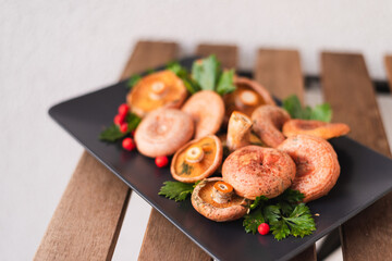 mushrooms, saffron milk cap, wild mushrooms, forest food, edible mushrooms, fresh mushrooms, mushroom closeup, gourmet food, natural food, seasonal food, autumn food, fall harvest, organic food, healt