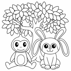 funny cartoon animal