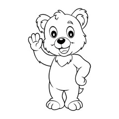 Fototapeta premium Animal Coloring vector