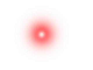 Red Glowing Circle with Bright Light Gradient PNG