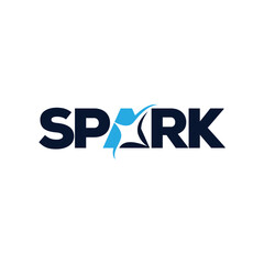 Modern and Elegant Spark Logo Design Vector Template