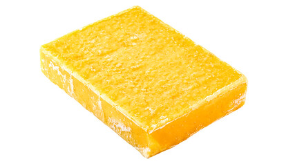 Rapadura, typical sweet from Brazil, on an isolated white background