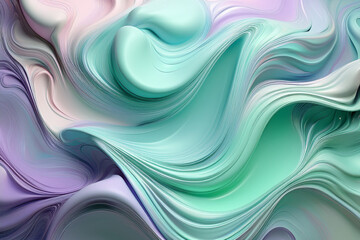 Gentle Flowing Lines and Ethereal Curves in a Modern Abstract Pattern