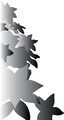 Monochrome Floral Corner 