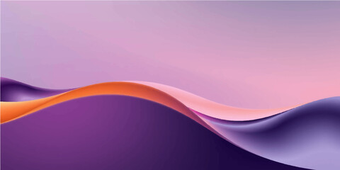 Abstract colorful wave background design featuring vibrant pink, purple, and violet lines and curves creating an artistic flow pattern