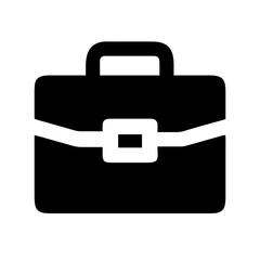 Classic Professional Business Briefcase Silhouette