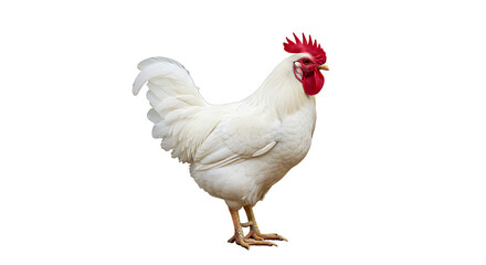 free-range chicken in the yard, rooster crowing at sunrise, hen laying eggs in the nest, colorful rooster standing in the chicken coop, chickens pecking in the backyard, country rooster with shiny fea