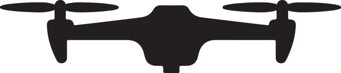 Drone Vector Silhouette, drone silhouette vector art illustration, Drone silhouette vector, drone camera icon silhouette vector illustration, Combat drone attack drone in vector art, silhouette.