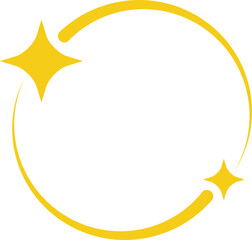 Pure Energy Ring with Golden Starburst Glint