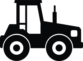 Grader silhouette vector art illustration