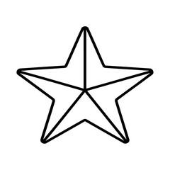 Obraz premium Simple Five-Pointed Star Icon A Versatile Graphic Element for Designs, Concepts, and Presentations, Symbolizing Excellence and Achievement