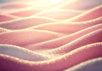 Soft Pink Fabric Waves with Glitter Sparkle image