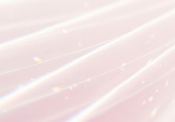 Soft Pink Fabric With Rainbow Light Refractions soft texture