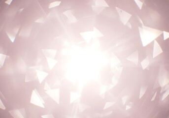 Soft Pink Triangle Bokeh Lights Abstract Background